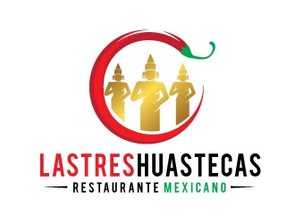 Las Tres Huastecas Restaurante Mexicano logo design by REDCROW