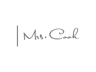 Brand Name: Mrs. Cook. Recommendations will be accepted. logo design by Asani Chie