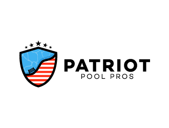 Patriot Pool Pros logo design by kojic785