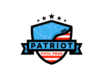 Patriot Pool Pros logo design by kojic785