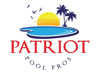 Patriot Pool Pros logo design by Upoops