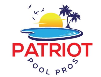 Patriot Pool Pros logo design by Upoops