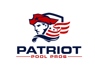 Patriot Pool Pros logo design by THOR_