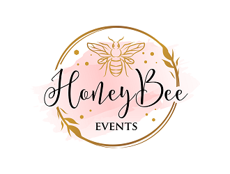 HoneyBee Events logo design by haze