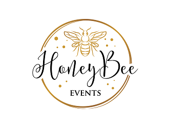 HoneyBee Events logo design by haze