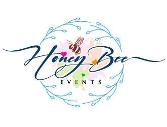 HoneyBee Events logo design by Suvendu
