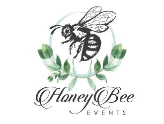 HoneyBee Events logo design by dorijo