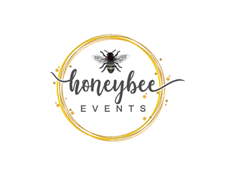HoneyBee Events logo design by coco