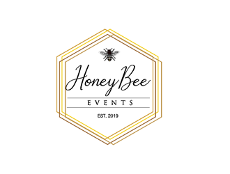 HoneyBee Events logo design by coco