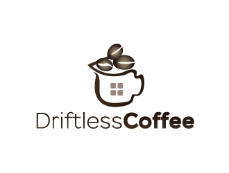 Driftless Coffee logo design by Marianne