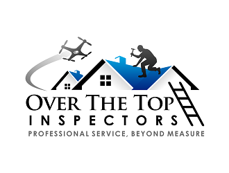 Over The Top Inspectors logo design by haze