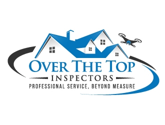 Over The Top Inspectors logo design by akilis13