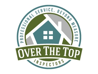Over The Top Inspectors logo design by akilis13