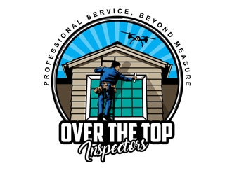 Over The Top Inspectors logo design by frontrunner