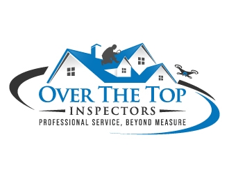 Over The Top Inspectors logo design by akilis13