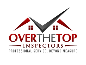 Over The Top Inspectors logo design by akilis13