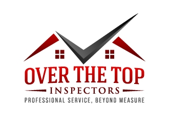 Over The Top Inspectors logo design by akilis13