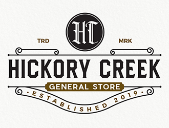 Hickory Creek General Store logo design by Optimus
