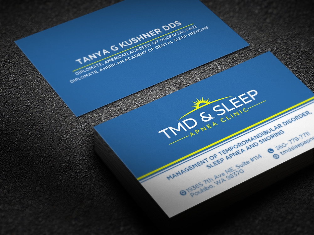 TMD & Sleep Apnea Clinic logo design by scriotx
