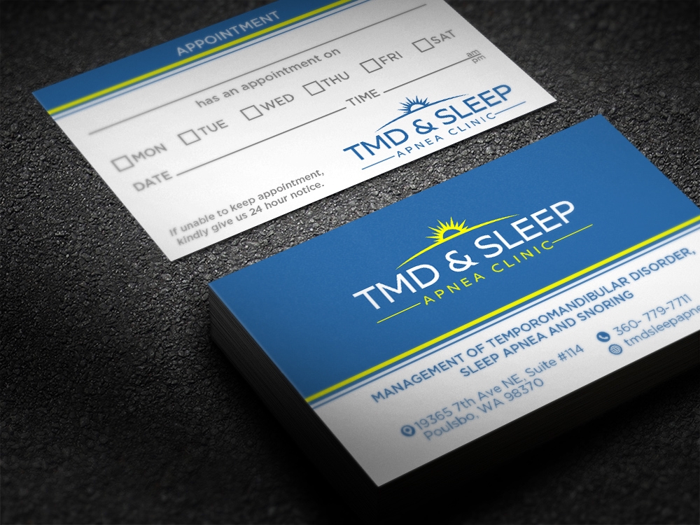 TMD & Sleep Apnea Clinic logo design by scriotx