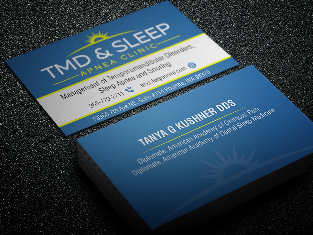 TMD & Sleep Apnea Clinic logo design by Art_Chaza