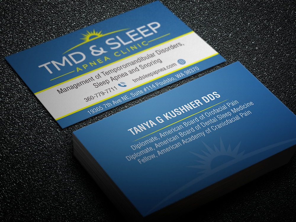 TMD & Sleep Apnea Clinic logo design by Art_Chaza