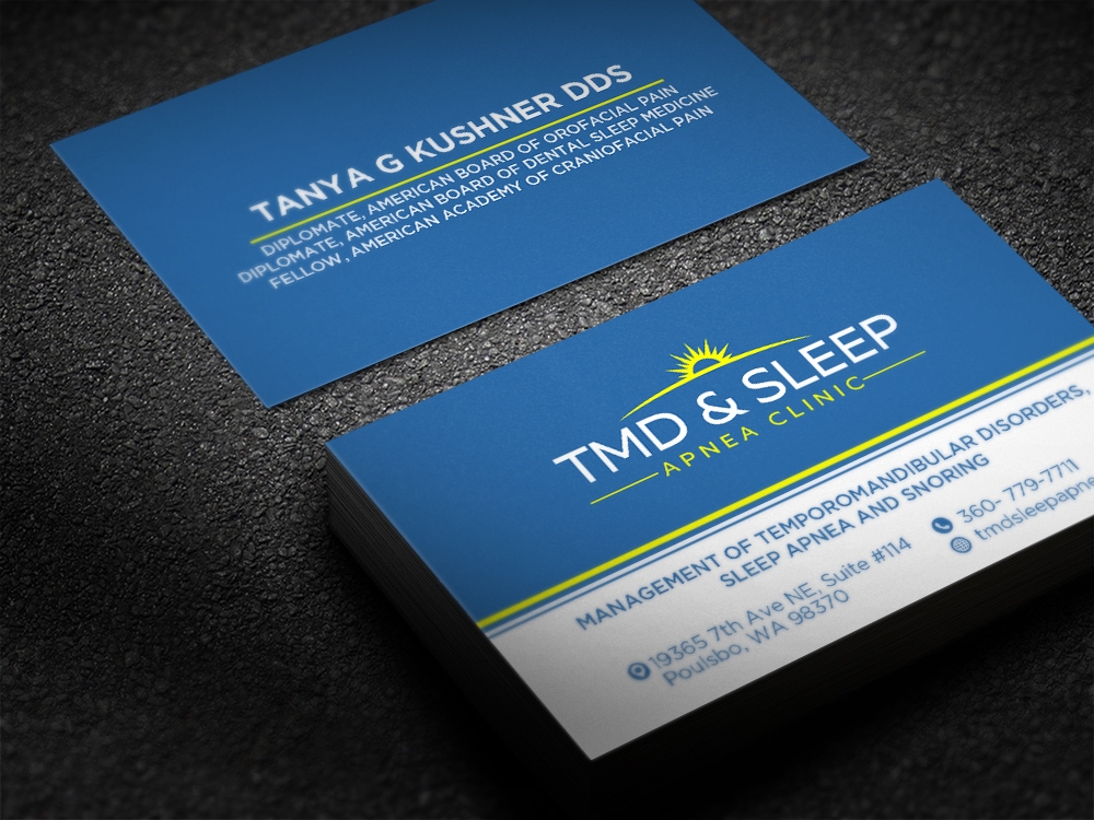 TMD & Sleep Apnea Clinic logo design by scriotx