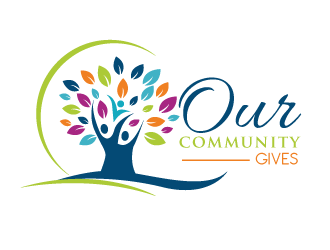 Our Community Gives logo design by bloomgirrl