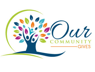 Our Community Gives logo design by bloomgirrl