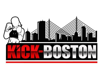 Kick-Boston logo design by Benok