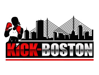 Kick-Boston logo design by Benok