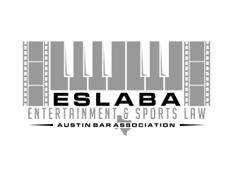 Entertainment & Sports Law Section of the Austin Bar Association (ESLABA) logo design by Cekot_Art
