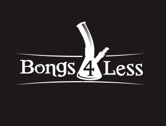 Bongs4Less logo design by YONK