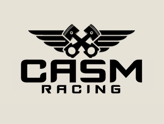 CASM RACING logo design by ElonStark