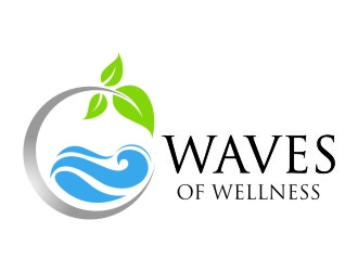 Waves of Wellness logo design by jetzu
