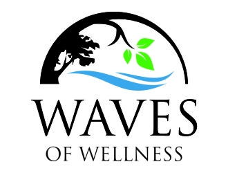 Waves of Wellness logo design by jetzu