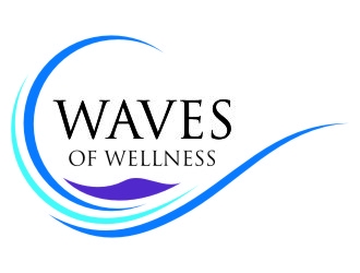 Waves of Wellness logo design by jetzu