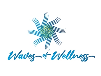 Waves of Wellness logo design by Bassfade