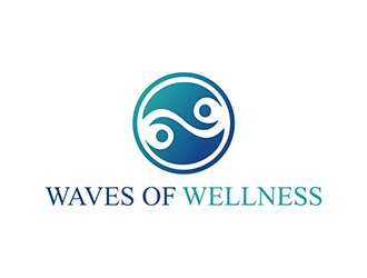 Waves of Wellness logo design by logolady