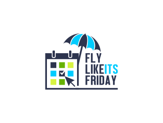 FLYLIKEITSFRIDAY logo design by DelvinaArt