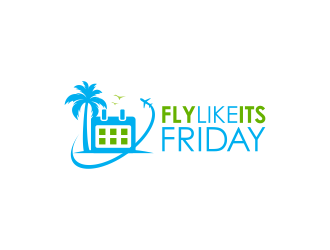 FLYLIKEITSFRIDAY logo design by DelvinaArt