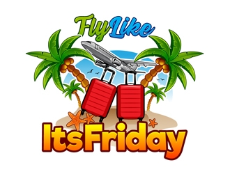 FLYLIKEITSFRIDAY logo design by DreamLogoDesign