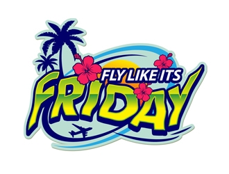 FLYLIKEITSFRIDAY logo design by DreamLogoDesign