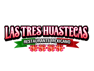 Las Tres Huastecas Restaurante Mexicano Logo Design - 48hourslogo