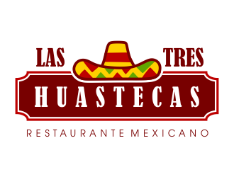 Las Tres Huastecas Restaurante Mexicano logo design by JessicaLopes