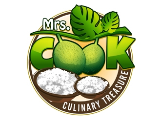 Brand Name: Mrs. Cook. Recommendations will be accepted. logo design by DreamLogoDesign