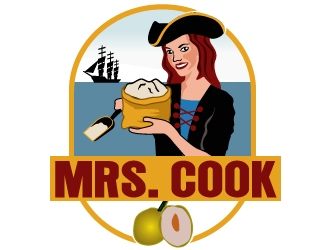 Brand Name: Mrs. Cook. Recommendations will be accepted. logo design by PMG