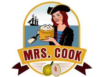 Brand Name: Mrs. Cook. Recommendations will be accepted. logo design by PMG
