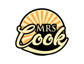 Brand Name: Mrs. Cook. Recommendations will be accepted. logo design by IrvanB