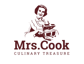 Brand Name: Mrs. Cook. Recommendations will be accepted. logo design by schiena